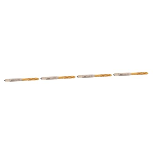 GLEAVI 4 Stück Schnellarbeitsstahl-Gewindebohrer schrauben Schlüssel Stufenbohrer Senkbohrer Schraubgewindeschneider Gewindereparatursätze 1/4 20 Hahn Hochgeschwindigkeitsstahl Golden GLEAVI 4 Stück Schnellarbeitsstahl-Gewindebohrer schrauben Schlüssel Stufenbohrer Senkbohrer Schraubgewindeschneider Gewindereparatursätze 1/4 20 Hahn Hochgeschwindigkeitsstahl Golden von GLEAVI