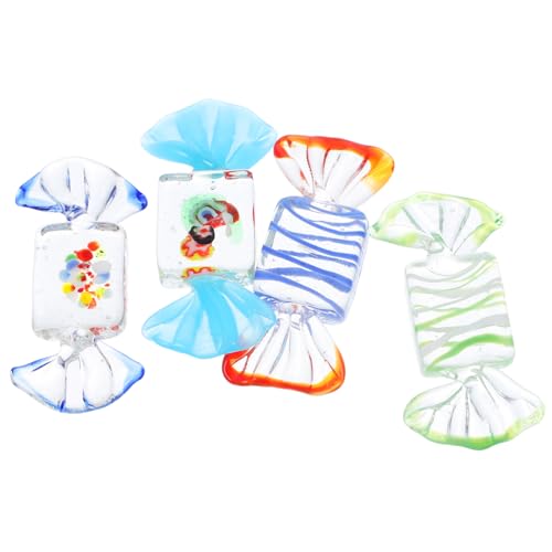 GLEAVI 4 Stück Teiliges Bunte Zuckerdekorationen Farbenfrohe Bonbon Ornamente Kreative Tischdekoration Handgefertigte Süßigkeiten für Wohn und Büroverschönerung GLEAVI 4 Stück Teiliges Bunte Zuckerdekorationen Farbenfrohe Bonbon Ornamente Kreative Tischdekoration Handgefertigte Süßigkeiten für Wohn und Büroverschönerung von GLEAVI