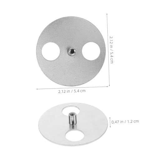 GLEAVI 4 Stück Teiliges Metall Spieluhr Aufziehbasis Rundes Design Ersatzteile für DIY Musikbox Zubehör für Präzises Langlebiges Aufziehen Silber Mattierte Oberfläche GLEAVI 4 Stück Teiliges Metall Spieluhr Aufziehbasis Rundes Design Ersatzteile für DIY Musikbox Zubehör für Präzises Langlebiges Aufziehen Silber Mattierte Oberfläche von GLEAVI