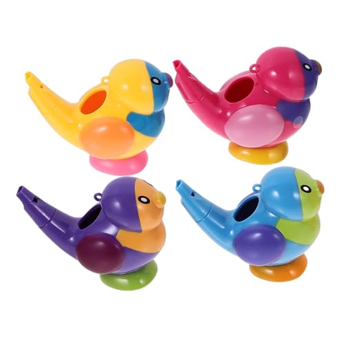 GLEAVI 4 Stück Wasserspielzeug für Junge Mädchen Cartoon Vogel Pfeife für Badewanne und Pool Fördert Auditive Fähigkeiten und Sicheres im Wasser GLEAVI 4 Stück Wasserspielzeug für Junge Mädchen Cartoon Vogel Pfeife für Badewanne und Pool Fördert Auditive Fähigkeiten und Sicheres im Wasser von GLEAVI