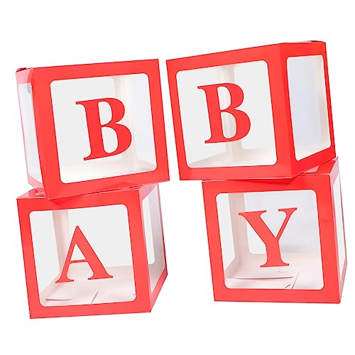 GLEAVI 4 Teilige Ballon Verpackungsbox Für Babyparty Dekorationen Babyballon Errötende Säuglingsballons Für „Hello“ Ballonboxen Mit Buchstaben Babyparty Foto Requisiten GLEAVI 4 Teilige Ballon Verpackungsbox Für Babyparty Dekorationen Babyballon Errötende Säuglingsballons Für „Hello“ Ballonboxen Mit Buchstaben Babyparty Foto Requisiten von GLEAVI