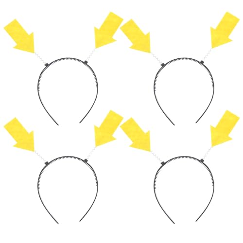 GLEAVI 4-teiliges neuartiges Stirnband: Lustiges Pfeilspitzen-Haarband – -Stirnbänder für Fotoautomaten-Requisiten, Halloween, Karneval, Konzerte GLEAVI 4-teiliges neuartiges Stirnband: Lustiges Pfeilspitzen-Haarband – -Stirnbänder für Fotoautomaten-Requisiten, Halloween, Karneval, Konzerte von GLEAVI