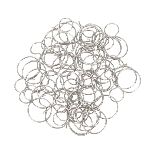 GLEAVI 40 Stück Kristall Lampen Verbindungsringe Dekorative Perlen Vorhang Verbinder DIY Hochwertige Octagon Bead Connectors für Kronleuchter und Schmuckgestaltung von GLEAVI