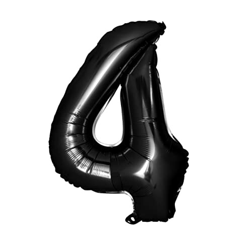 GLEAVI 40Nummer Schwarze Zahlenballons aus Folie für Geburtstags und Jubiläumsfeiern mit Praktischem für Einfache Befestigung Wiederverwendbar Selbstschließend GLEAVI 40Nummer Schwarze Zahlenballons aus Folie für Geburtstags und Jubiläumsfeiern mit Praktischem für Einfache Befestigung Wiederverwendbar Selbstschließend von GLEAVI