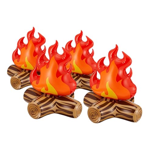 GLEAVI 4Stücke Rote Luftgefüllte Künstliche Dekorationen Wasserdichtes Modell für Camping Partys und Outdoor Aktivitäten für Themenfeiern GLEAVI 4Stücke Rote Luftgefüllte Künstliche Dekorationen Wasserdichtes Modell für Camping Partys und Outdoor Aktivitäten für Themenfeiern von GLEAVI