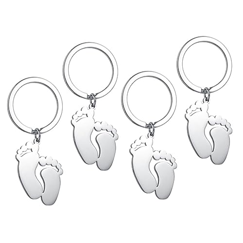 GLEAVI 4Stücke Schlüsselanhänger Einzigartige Taschenaccessoires für Kindergeburtstagsfeiern Hochwertige Verarbeitung Glänzende Oberfläche zur Babyparty von GLEAVI