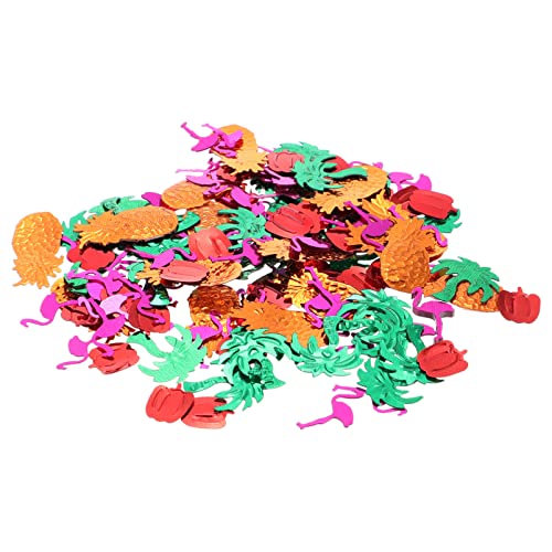 GLEAVI 5 Packungen Hawaiian Party Konfetti Set Pack Dekorative Streu Dekoration mit Flamingo Ananas und Chili für Sommerfeiern Tischdekoration und Einladungen GLEAVI 5 Packungen Hawaiian Party Konfetti Set Pack Dekorative Streu Dekoration mit Flamingo Ananas und Chili für Sommerfeiern Tischdekoration und Einladungen von GLEAVI