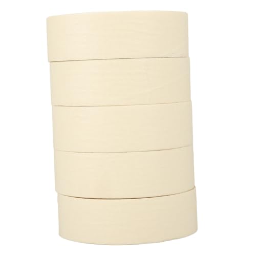 GLEAVI 5 Rollen Nahtband Malerkreppband Klebeband Tape für Heimwerker - Tape für Malerarbeiten - Abdeckband dünn Wand Farbband weißes Malerband Auto -Lackband Künstlerband Papier GLEAVI 5 Rollen Nahtband Malerkreppband Klebeband Tape für Heimwerker - Tape für Malerarbeiten - Abdeckband dünn Wand Farbband weißes Malerband Auto -Lackband Künstlerband Papier von GLEAVI