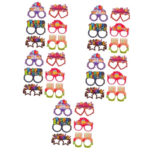 GLEAVI 5 Sätze Papiergläser Geburtstagsbrille Party Alles Zum Geburtstag Brille Geformt Verkaufsstand Geburtstagsfeier Geburtstagsversorgung 18 Stück * 5 GLEAVI 5 Sätze Papiergläser Geburtstagsbrille Party Alles Zum Geburtstag Brille Geformt Verkaufsstand Geburtstagsfeier Geburtstagsversorgung 18 Stück * 5 von GLEAVI