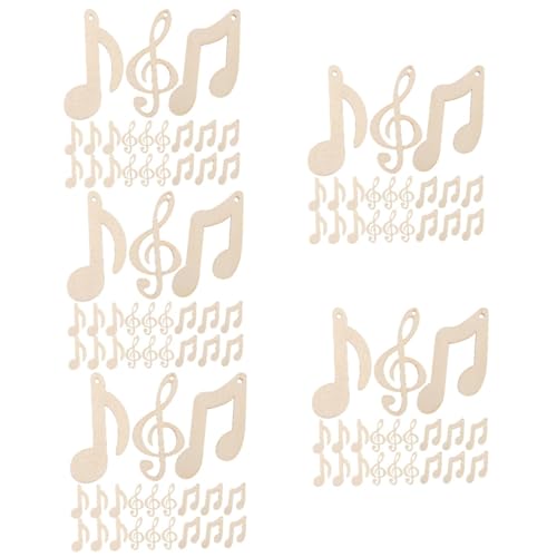 GLEAVI 5 Sätze Unbearbeitete Holzscheiben Musiknoten Für Diy Bastelarbeiten Für Projekte Schule Und Dekoration Leicht Und Vielseitig 30 Stück * 5 GLEAVI 5 Sätze Unbearbeitete Holzscheiben Musiknoten Für Diy Bastelarbeiten Für Projekte Schule Und Dekoration Leicht Und Vielseitig 30 Stück * 5 von GLEAVI