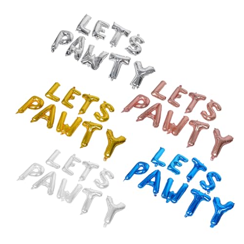 GLEAVI 5 Sets Luftballons Für Haustier Geburtstagspartys Hunde Mottoparty Dekorationen Haustier Geburtstagsballons Welpen Pawty Luftballons Welpen Party Dekorationen Süßer Ballon GLEAVI 5 Sets Luftballons Für Haustier Geburtstagspartys Hunde Mottoparty Dekorationen Haustier Geburtstagsballons Welpen Pawty Luftballons Welpen Party Dekorationen Süßer Ballon von GLEAVI