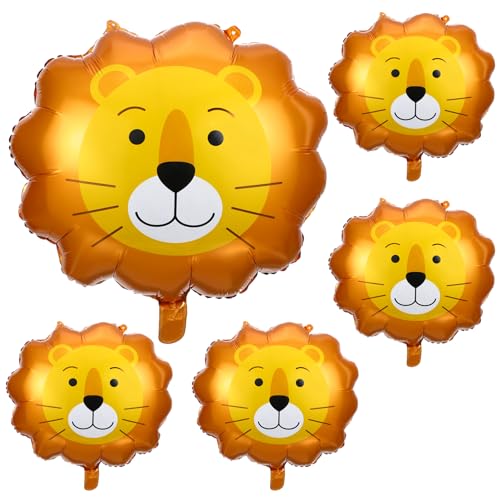 GLEAVI 5 Stück Cartoon Folienballons Deko für Geburtstagsfeiern Shower Jubiläen Langlebig und Reißfest für Garten und Tier Themenpartys GLEAVI 5 Stück Cartoon Folienballons Deko für Geburtstagsfeiern Shower Jubiläen Langlebig und Reißfest für Garten und Tier Themenpartys von GLEAVI