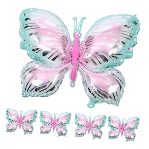 GLEAVI 5 Stück Schmetterling Folienballons Luftballons für Geburtstagsfeiern Stilvolle Partydekoration für Kindergeburtstage und Besondere Anlässe GLEAVI 5 Stück Schmetterling Folienballons Luftballons für Geburtstagsfeiern Stilvolle Partydekoration für Kindergeburtstage und Besondere Anlässe von GLEAVI