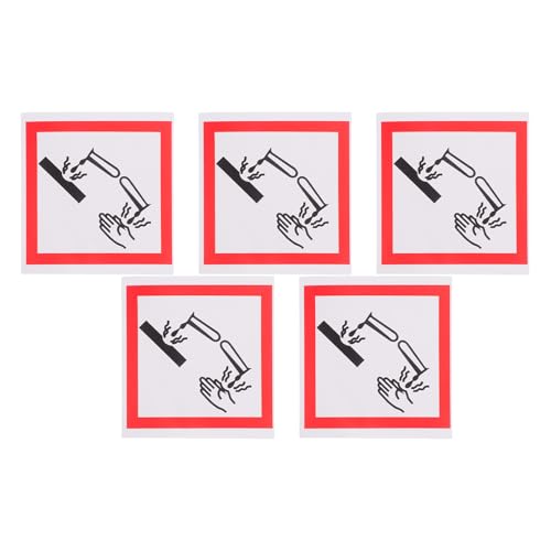 GLEAVI 5 stücke Label Für Gefahrgut: Ätzende Material Etiketten Aufkleber Selbst Klebe Warnzeichen Ätzende Zeichen Aufkleber Aufkleber GLEAVI 5 stücke Label Für Gefahrgut: Ätzende Material Etiketten Aufkleber Selbst Klebe Warnzeichen Ätzende Zeichen Aufkleber Aufkleber von GLEAVI