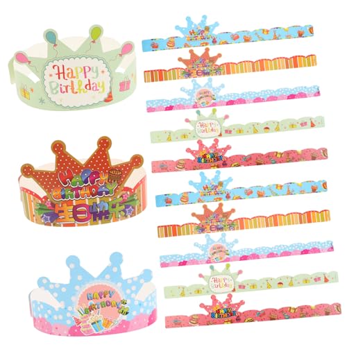 GLEAVI 50 Stück Kindergeburtstag Partyhüte für Mädchen Schöne Headdress Dekorationen für Unvergessliche Geburtstagsfeiern Einfach zu Tragen für Fotos und Partyatmosphäre GLEAVI 50 Stück Kindergeburtstag Partyhüte für Mädchen Schöne Headdress Dekorationen für Unvergessliche Geburtstagsfeiern Einfach zu Tragen für Fotos und Partyatmosphäre von GLEAVI