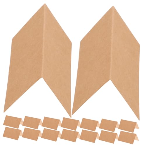 GLEAVI 50Stücke Papierzelt Tischkarten für Hochzeiten und Partys Leere Namenskarten zur Tischdekoration Stabile Platzkarten für Feierlichkeiten GLEAVI 50Stücke Papierzelt Tischkarten für Hochzeiten und Partys Leere Namenskarten zur Tischdekoration Stabile Platzkarten für Feierlichkeiten von GLEAVI