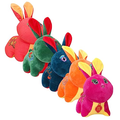 GLEAVI 5Stücke Teiliges Plüschkaninchen Puppen Niedliche Tiermaskottchen Für Zuhause Oder Schlafzimmer Sicher GLEAVI 5Stücke Teiliges Plüschkaninchen Puppen Niedliche Tiermaskottchen Für Zuhause Oder Schlafzimmer Sicher von GLEAVI