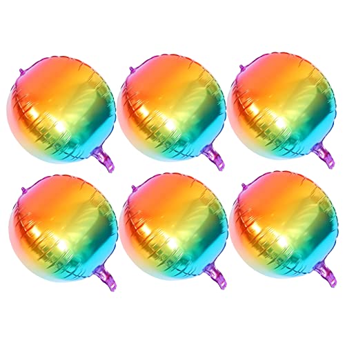 GLEAVI 6 Stück Gradient Rainbow Macaron Ballons für Geburtstagsfeiern Hochzeiten und Partys Dekorative Luftballons für Festliche Anlässe GLEAVI 6 Stück Gradient Rainbow Macaron Ballons für Geburtstagsfeiern Hochzeiten und Partys Dekorative Luftballons für Festliche Anlässe von GLEAVI