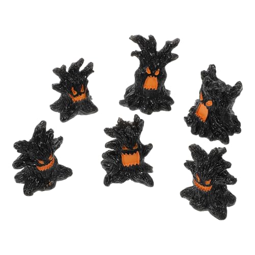 GLEAVI 6 Stück Halloween Miniaturen Aus Kunstharz Kleine Geister Ornamente Zum Selbermachen – Halloween Innendekorationen Für Eine Gruselige Urlaubsatmosphäre GLEAVI 6 Stück Halloween Miniaturen Aus Kunstharz Kleine Geister Ornamente Zum Selbermachen – Halloween Innendekorationen Für Eine Gruselige Urlaubsatmosphäre von GLEAVI