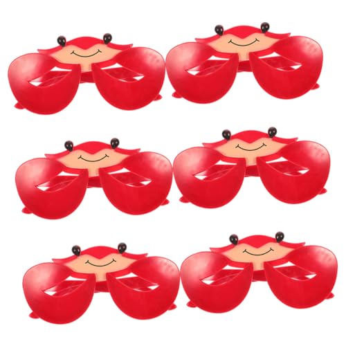 GLEAVI 6 Stück Krabbenbrillen Lustige Hawaii Sonnenbrillen Tropische Partybrille Foto Requisite Sommer Strand Urlaub Zubehör für Erwachsene GLEAVI 6 Stück Krabbenbrillen Lustige Hawaii Sonnenbrillen Tropische Partybrille Foto Requisite Sommer Strand Urlaub Zubehör für Erwachsene von GLEAVI