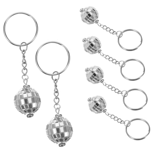 GLEAVI 6 Stück Teiliges Vintage Disco Kugel Schlüsselanhänger Retro Party Deko Anhänger für Geburtstag Jubiläum und Festival Geschenkidee für Freunde Familie und Kollegen GLEAVI 6 Stück Teiliges Vintage Disco Kugel Schlüsselanhänger Retro Party Deko Anhänger für Geburtstag Jubiläum und Festival Geschenkidee für Freunde Familie und Kollegen von GLEAVI