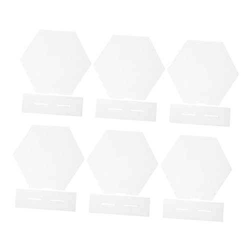 GLEAVI 6 Stück Tischnummer Schilder Wiederverwendbare Hochzeits Tischkarten Blanko Tischaufsteller für Diy Tischdekoration für Feiern und Veranstaltungen GLEAVI 6 Stück Tischnummer Schilder Wiederverwendbare Hochzeits Tischkarten Blanko Tischaufsteller für Diy Tischdekoration für Feiern und Veranstaltungen von GLEAVI