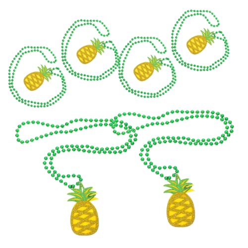 GLEAVI 6 Teilige Hawaii Party Halskette Mit Obstmotiv Ananas Halskette Sommerschmuck Hawaii Party Dekorationen Schulveranstaltungspreise Schulkarnevalspreise Heimdekorationen Aus von GLEAVI
