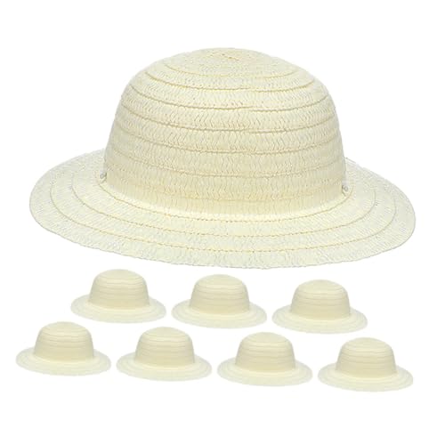 GLEAVI 8 Stück Teiliges DIY Strohhüte Weiß zum Bemalen und Dekorieren Leichte Kreative Bastelsets für Mädchen für Familienaktivitäten Gruppenprojekte Schulveranstaltungen und Outdoor GLEAVI 8 Stück Teiliges DIY Strohhüte Weiß zum Bemalen und Dekorieren Leichte Kreative Bastelsets für Mädchen für Familienaktivitäten Gruppenprojekte Schulveranstaltungen und Outdoor von GLEAVI