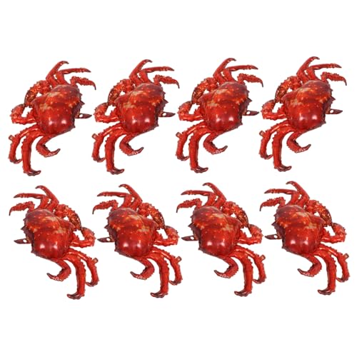 GLEAVI 8 Stück Teiliges Krabbenballon-Set aus Aluminiumfolie Aufblasbare Cartoon-Krabben Reißfest Lebendige Farben Leichte Partydeko für Geburtstagsfeiern und Themenveranstaltungen am GLEAVI 8 Stück Teiliges Krabbenballon-Set aus Aluminiumfolie Aufblasbare Cartoon-Krabben Reißfest Lebendige Farben Leichte Partydeko für Geburtstagsfeiern und Themenveranstaltungen am von GLEAVI