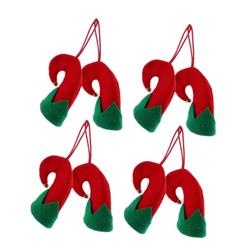 GLEAVI 8 Stück Teiliges Mini Weihnachtsmützen Set Weihnachtsbaum Anhänger und Besteckhalter Kleine Weihnachtsdeko Hüte für Tischdekoration und Flaschen Festliche Ornamente für GLEAVI 8 Stück Teiliges Mini Weihnachtsmützen Set Weihnachtsbaum Anhänger und Besteckhalter Kleine Weihnachtsdeko Hüte für Tischdekoration und Flaschen Festliche Ornamente für von GLEAVI