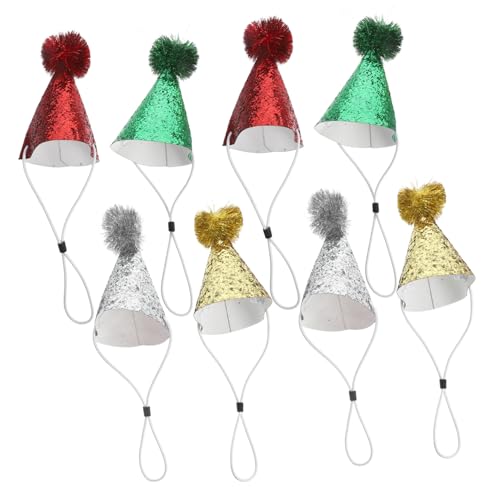 GLEAVI 8 Stück Teiliges Partyhüte mit Glitzer und Bommel Bunte Geburtstags und Festtagskegel für Erwachsene Leichte Komfortable Partyaccessoires für Feierlichkeiten GLEAVI 8 Stück Teiliges Partyhüte mit Glitzer und Bommel Bunte Geburtstags und Festtagskegel für Erwachsene Leichte Komfortable Partyaccessoires für Feierlichkeiten von GLEAVI