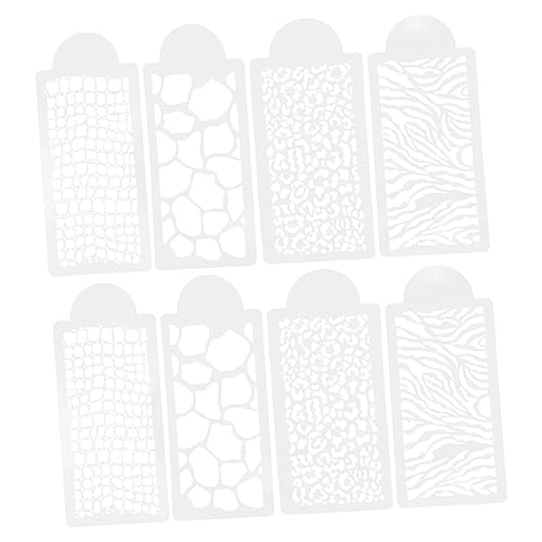 GLEAVI 8 Stück Teiliges Set DIY Cake Lace Dekorationsvorlagen Leopard Muster Spritzdruck Schablonen aus Pet für Kreative Tortendekoration und Personalisierte Backergebnisse GLEAVI 8 Stück Teiliges Set DIY Cake Lace Dekorationsvorlagen Leopard Muster Spritzdruck Schablonen aus Pet für Kreative Tortendekoration und Personalisierte Backergebnisse von GLEAVI