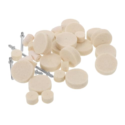 GLEAVI 88 Stück Teiliges Filz-schleifscheiben-set für Bohrmaschine Woll-felt Schleifköpfe Vielseitiges Schleifwerkzeug für Metall Kunststoff Holz und Schmuckherstellung GLEAVI 88 Stück Teiliges Filz-schleifscheiben-set für Bohrmaschine Woll-felt Schleifköpfe Vielseitiges Schleifwerkzeug für Metall Kunststoff Holz und Schmuckherstellung von GLEAVI