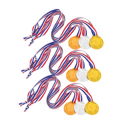 GLEAVI 9 Stück Medaillen Für Wettbewerbsmedaille Medaillen Für Auszeichnungen Kindergartenmedaille Hängende Medaille Fußballmedaillen Für Teilnahme Medaillen Pp GLEAVI 9 Stück Medaillen Für Wettbewerbsmedaille Medaillen Für Auszeichnungen Kindergartenmedaille Hängende Medaille Fußballmedaillen Für Teilnahme Medaillen Pp von GLEAVI