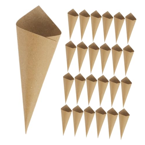 GLEAVI 90 Stück Teiliges Hochzeit Konfetti Blumenblatt Cone aus Kraftpapier für Vintage und Klassische Feiern Personalisierbar und Diy Freundlich GLEAVI 90 Stück Teiliges Hochzeit Konfetti Blumenblatt Cone aus Kraftpapier für Vintage und Klassische Feiern Personalisierbar und Diy Freundlich von GLEAVI