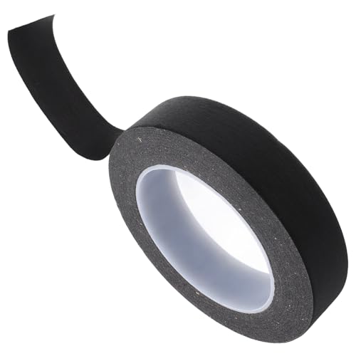 GLEAVI Abdeckband dünnes schwarzes Band Klebebandmaskierung Farbband dickes Klebeband Abklebeband bodenmarkierungsband malerbedarf Sprühband Beschriftungsband Kunstband Papier Black von GLEAVI