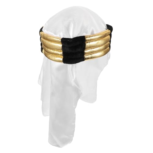GLEAVI Arabischer Kopfschmuck für Performance Leichtes Kostüm Hut Accessoire Bequemer arabischer Hut für Party Karneval Tanz und Rollenspiel Schwarz von GLEAVI
