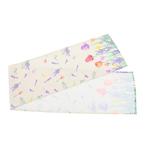 GLEAVI Blumenmuster Tischläufer Wasserdichtes Tischdekor für Hochzeit Esstisch Feierlichkeiten Tischdecke für Festliche Pflegeleicht GLEAVI Blumenmuster Tischläufer Wasserdichtes Tischdekor für Hochzeit Esstisch Feierlichkeiten Tischdecke für Festliche Pflegeleicht von GLEAVI