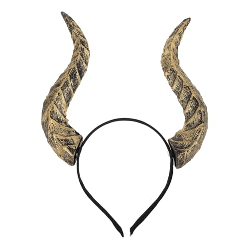 GLEAVI Dämonenhörner-Stirnband für Halloween-Party – Fotoshooting-Kopfschmuck, Teufelshörner, Cosplay-Anzieh-Stirnband, Festival-Haar-Accessoire GLEAVI Dämonenhörner-Stirnband für Halloween-Party – Fotoshooting-Kopfschmuck, Teufelshörner, Cosplay-Anzieh-Stirnband, Festival-Haar-Accessoire von GLEAVI