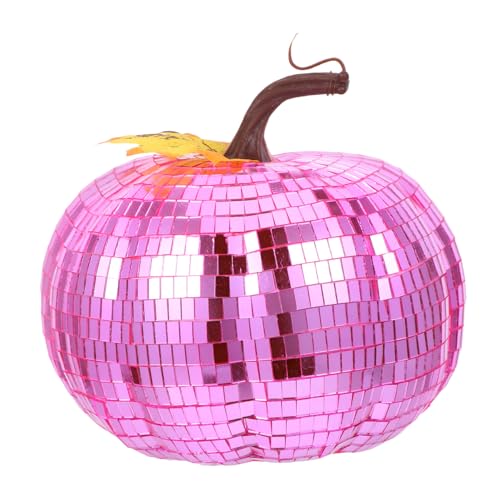 GLEAVI Disco Halloween Disco Kürbis Schmuck Mit Spiegeloberfläche – Partyzubehör Für Kürbis Dekoration Und Festliches Heimornament GLEAVI Disco Halloween Disco Kürbis Schmuck Mit Spiegeloberfläche – Partyzubehör Für Kürbis Dekoration Und Festliches Heimornament von GLEAVI