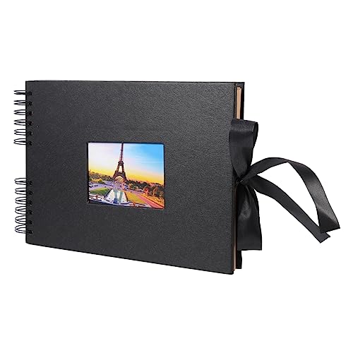 GLEAVI Diy Fotoalbum mit Schwarzem Cover und Seiten für Scrapbooking Geburtstage Hochzeiten und Besondere Anlässe Praktisch und Leicht zu Transportieren GLEAVI Diy Fotoalbum mit Schwarzem Cover und Seiten für Scrapbooking Geburtstage Hochzeiten und Besondere Anlässe Praktisch und Leicht zu Transportieren von GLEAVI