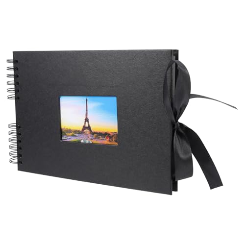 GLEAVI Diy Fotoalbum mit Spiralk Coil Handbuch für Kreative Erinnerungen Schwarze Seiten für Hochzeiten Reisen und Familienfotos Leicht und Tragbar GLEAVI Diy Fotoalbum mit Spiralk Coil Handbuch für Kreative Erinnerungen Schwarze Seiten für Hochzeiten Reisen und Familienfotos Leicht und Tragbar von GLEAVI