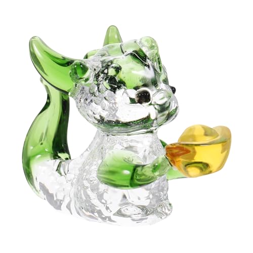 GLEAVI Drachenornament Chinesischer Drache Statue Drachen Dekorationen Drachenskulptur Drachenfigur Dekoration in Drachenform Dekoratives Drachendekor Drachengeschenk Drachentischdekor von GLEAVI