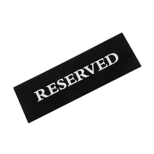 GLEAVI Dreieckige Tischschilder Für Hochzeiten Reserviert Schild Tischdekoration Für Hochzeiten Stuhlschilder Reservierte Sitzplätze Restaurant Tischschilder Hochzeitsgangschilder von GLEAVI