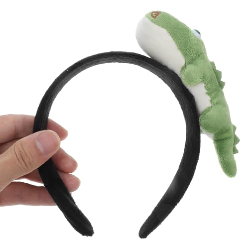 GLEAVI Einzigartiges Krokodil stirnband mit Weichem Puppenanhänger Lustiger Haarschmuck für Partys und Kostüme Gemütlich und Vielseitig für Altersgruppen Geeignet von GLEAVI