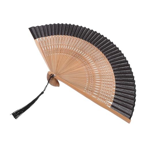 GLEAVI Faltbarer Handfächer Chinesischer Vintage Fächer mit Leicht Tragbar als Tanz Requisit und Dekoration Klassischer Retro Stil für Hochzeit Party Bühnenaufführung von GLEAVI