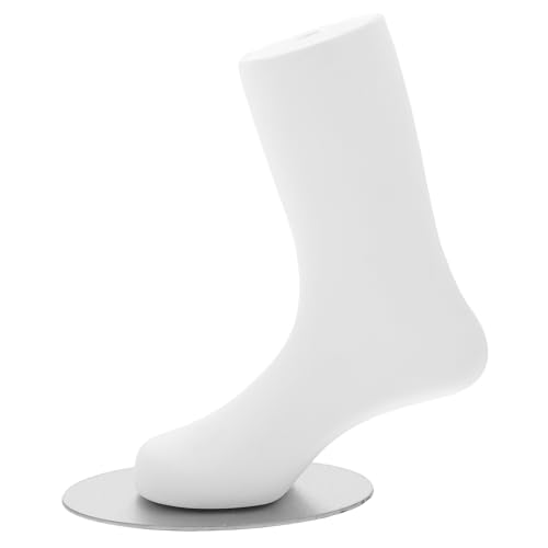 GLEAVI Fußmodell für Sockenpräsentation Weißes Mannequin für Strümpfe und Fußketten für Einzelhandel und Zuhause GLEAVI Fußmodell für Sockenpräsentation Weißes Mannequin für Strümpfe und Fußketten für Einzelhandel und Zuhause von GLEAVI