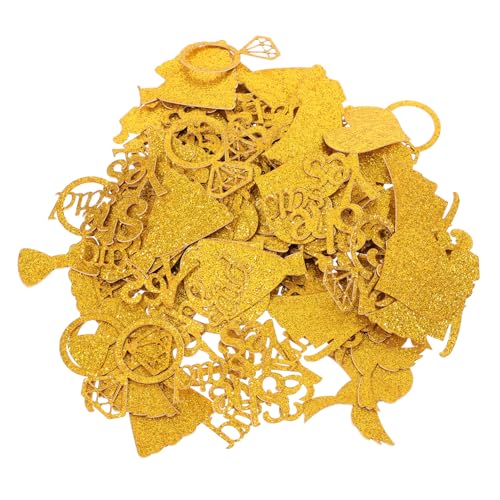 GLEAVI Goldenes Papierkonfetti für Hochzeit und Junggesellinnenabschied Tischdekoration Romantische Leichtes und Sicheres Material für Feierlichkeiten und Besondere Anlässe GLEAVI Goldenes Papierkonfetti für Hochzeit und Junggesellinnenabschied Tischdekoration Romantische Leichtes und Sicheres Material für Feierlichkeiten und Besondere Anlässe von GLEAVI