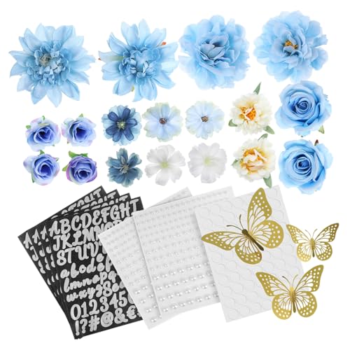 GLEAVI Graduation Cap Decoration Kit PVC Set mit Einzigartigen Robusten Charms Selbstklebend Einfach Anzubringen für Abschlussfeiern Partys und Fotos Festliche Hüte Dekorieren von GLEAVI