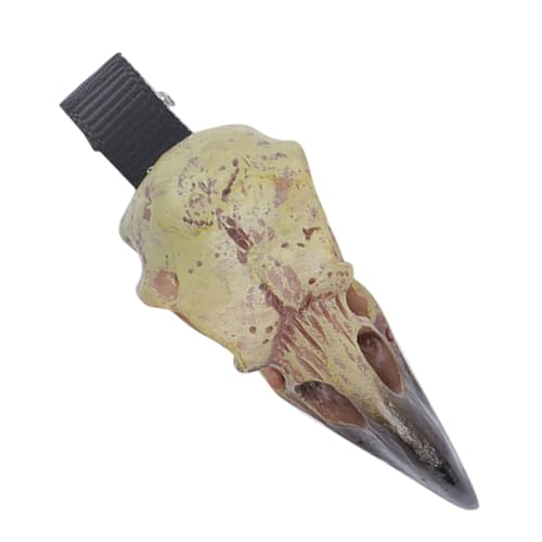 GLEAVI Halloween Haarspange Schädel Design Kleiner Harter Resin Haarclip für Dünnes Haar Sicherer Party Haarclip für Mädchen Vielseitig für Kostümfest und Alltag von GLEAVI